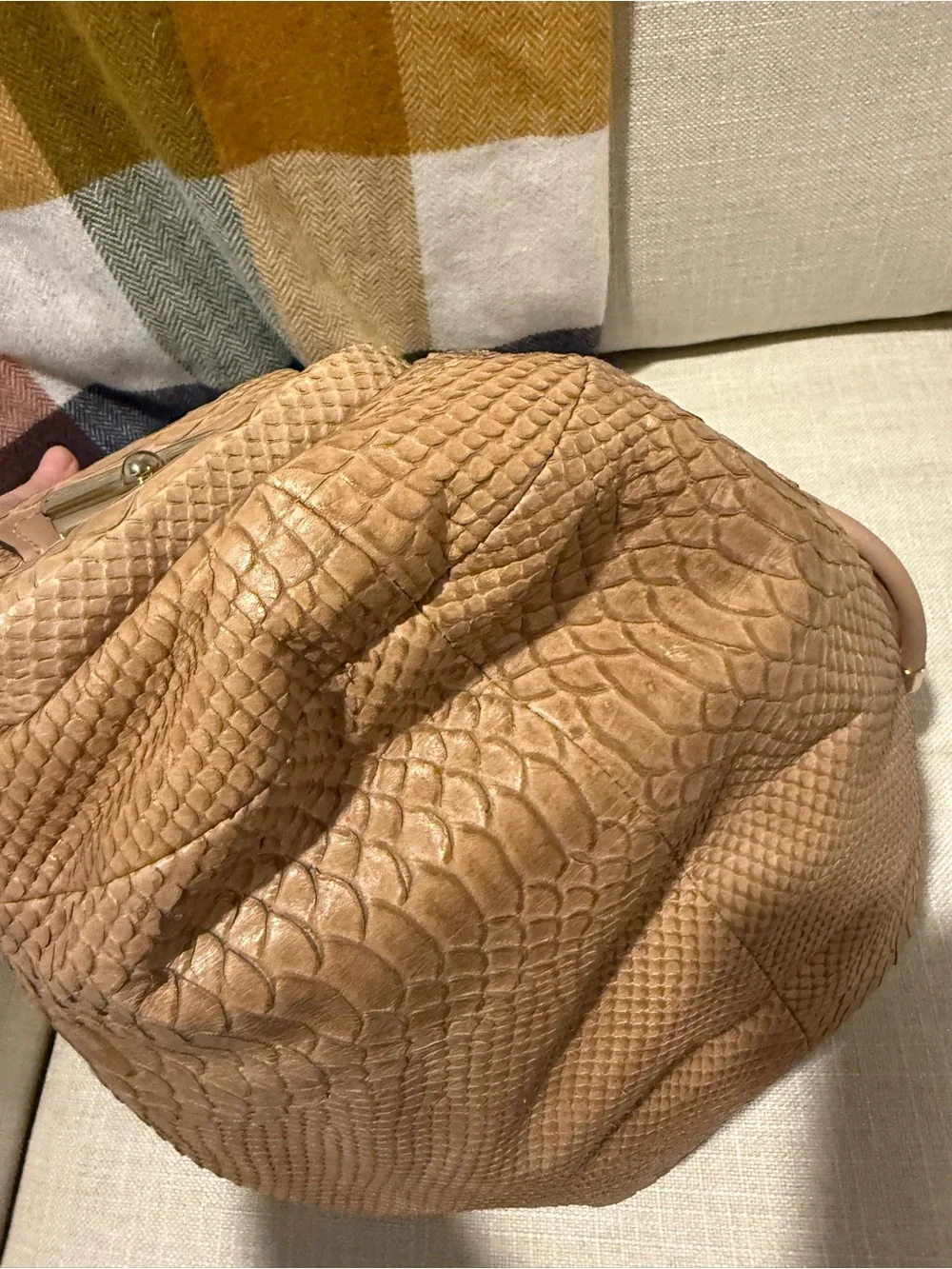 Coach Spring 2010 Embossed Leather Hobo